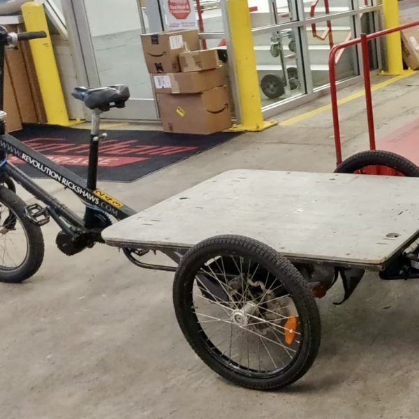 Flatbed e-trike rental